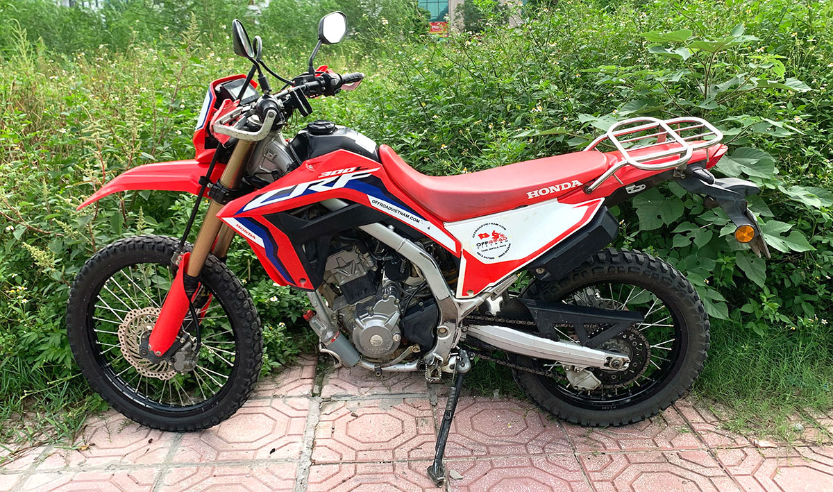 Vietnam Motorbike Hanoi Rental - Rent Off road Motorbikes (Dirt Bikes). Vietnam Motorbike Rental Dual Sport Off road Motorbikes CRF300L
