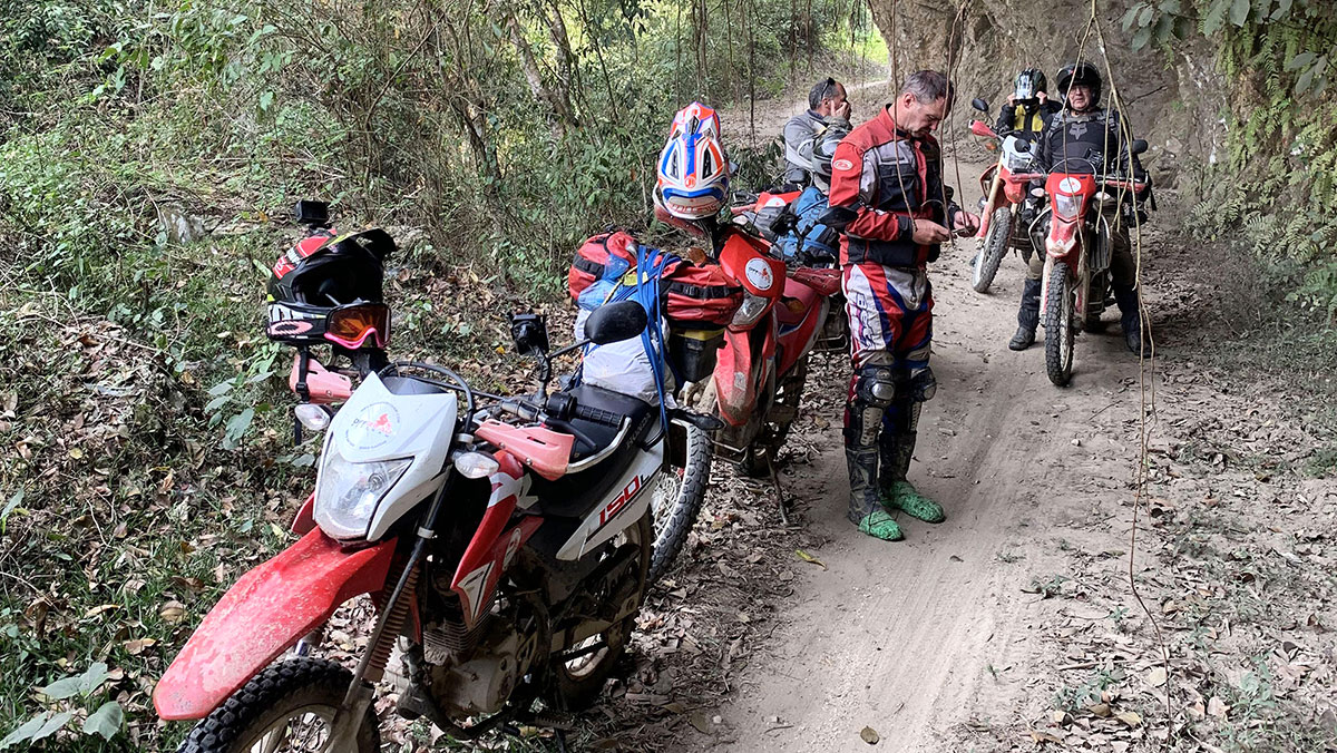 6 Days Northeast Vietnam Motorbike Tours from Hanoi. Wild track
